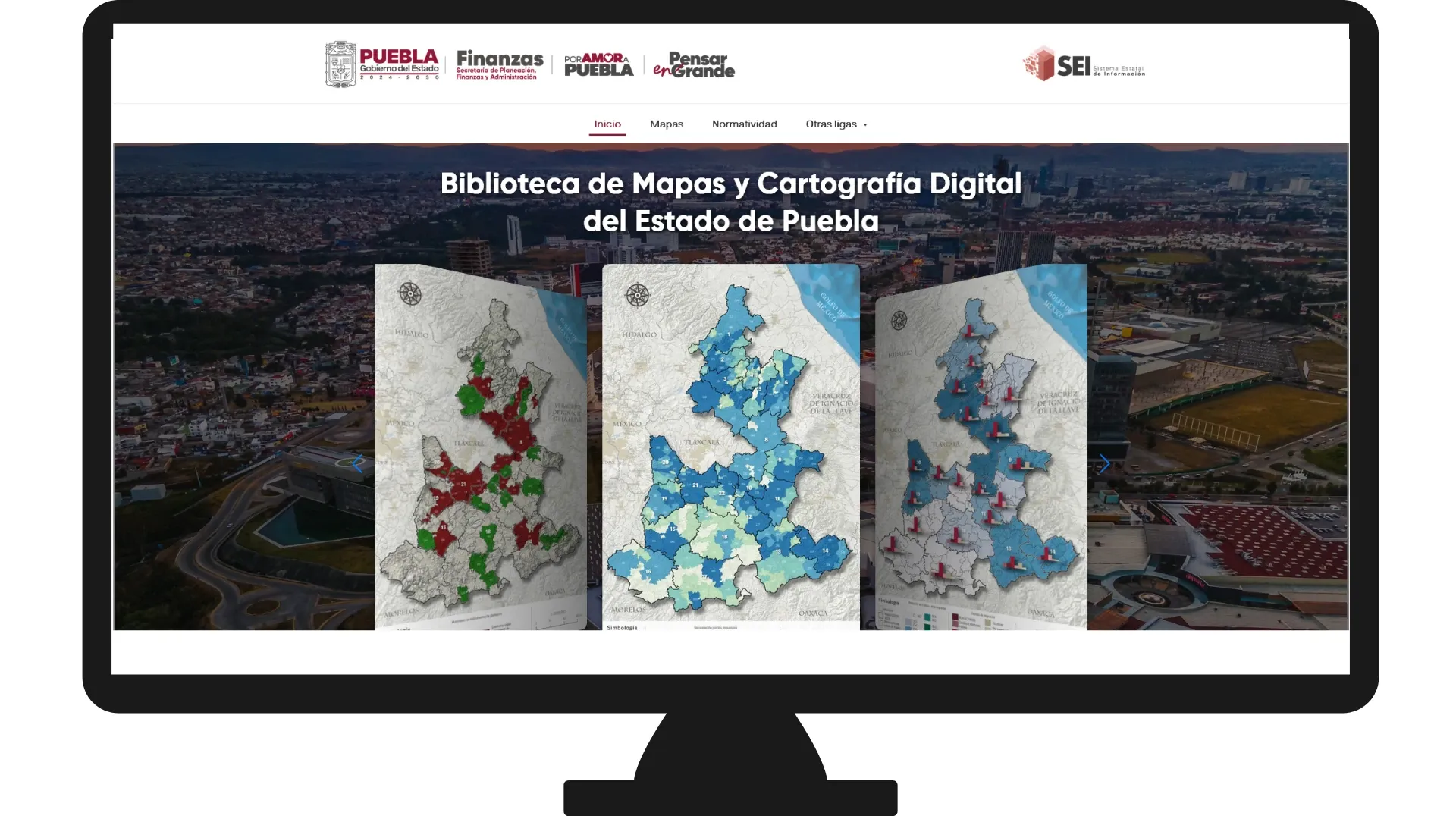  Biblioteca de Mapas y Cartografía Digital del Estado de Puebla